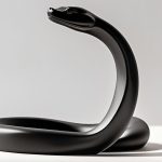Heykelsi Yılan Figürü — Minimalist Form