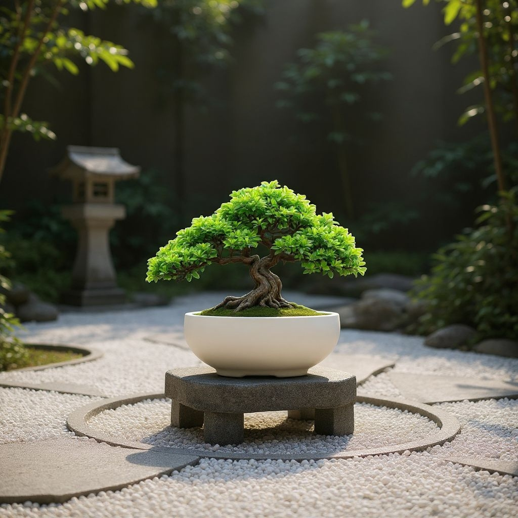 Heykelsi Form Bonsai Saksısı — heykelsi bonsai saksısı