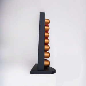 Dalgalı Form Nespresso Kapsül Standı — antrasit