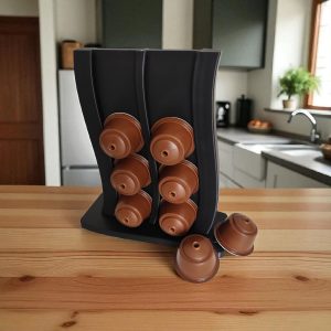 Dalgalı Form Dolce Gusto Kapsül Standı — antrasit