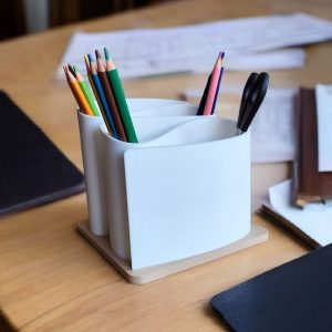 Dalga Formlu Masa Düzenleyici | Heykelsi Organizer