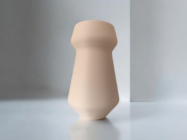Athen — Heykelsi Formlu Minimalist Vazo — heykelsi vazo — dijital zanaat