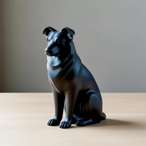 Oturan Köpek Heykeli — Heykelsi Form