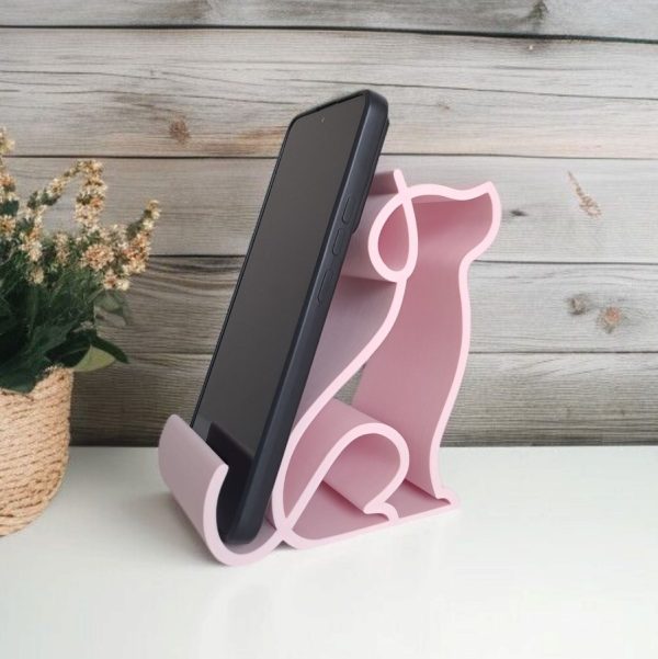 Yavru Köpek Telefon Standı — Heykelsi Masa Objesi Yavru Köpek Telefon Standı — Heykelsi Masa Objesi