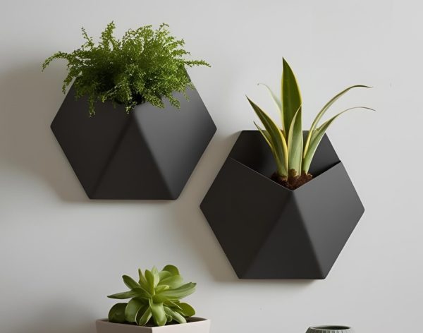 Heksagonal Duvar Saksısı — Geometrik Kabartma Form — geometrik duvar saksısı Heksagonal Duvar Saksısı — Geometrik Kabartma Form — geometrik duvar saksısı
