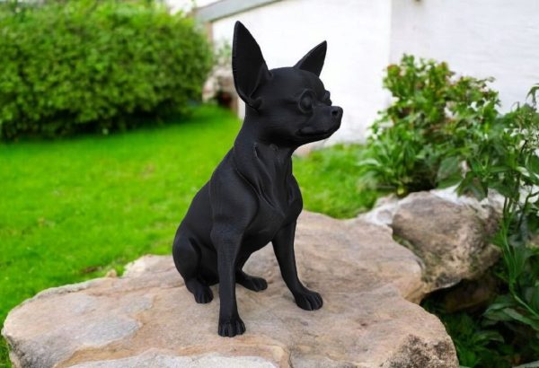 Heykelsi Chihuahua — Dijital Zanaat Figür — heykelsi figür Heykelsi Chihuahua — Dijital Zanaat Figür — heykelsi figür
