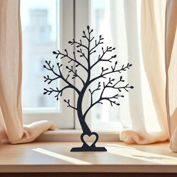 Kalp Köklü Ağaç — Heykelsi Masa Dekor Objesi — minimalist ağaç heykeli Kalp Köklü Ağaç — Heykelsi Masa Dekor Objesi — minimalist ağaç heykeli