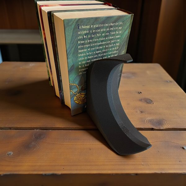 Hilal Kitap Desteği — Heykelsi Form — heykelsi kitap desteği — hilal dekor
