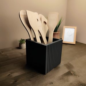 Nervürlü Form Mutfak Gereç Tutucu — minimal mutfak