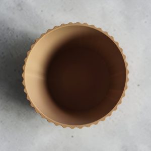 Oluklu Form Mutfak Gereç Tutucu — latte