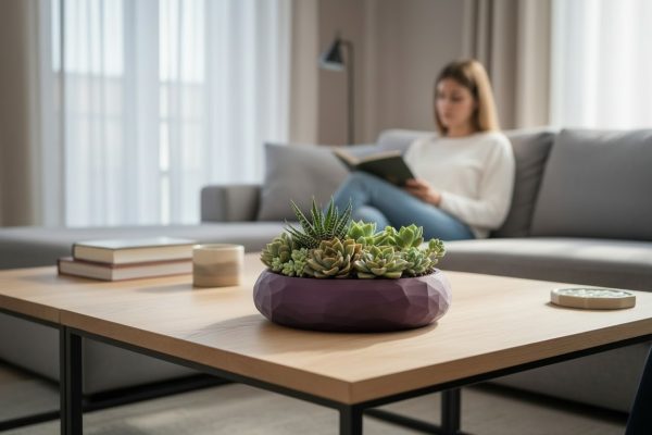 Fasetal Form Kase — Çok Yönlü Heykelsi Obje — heykelsi kase — heykelsi kase