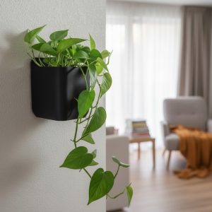Duvara Monte Saksı — Heykelsi Minimal Form — duvara monte askılı saksı